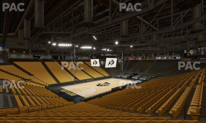 CU Events Center - Section Bleachers 12 Seat View
