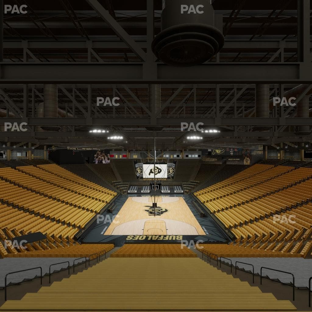 CU Events Center - Section Bleachers 15 Wc Seat View