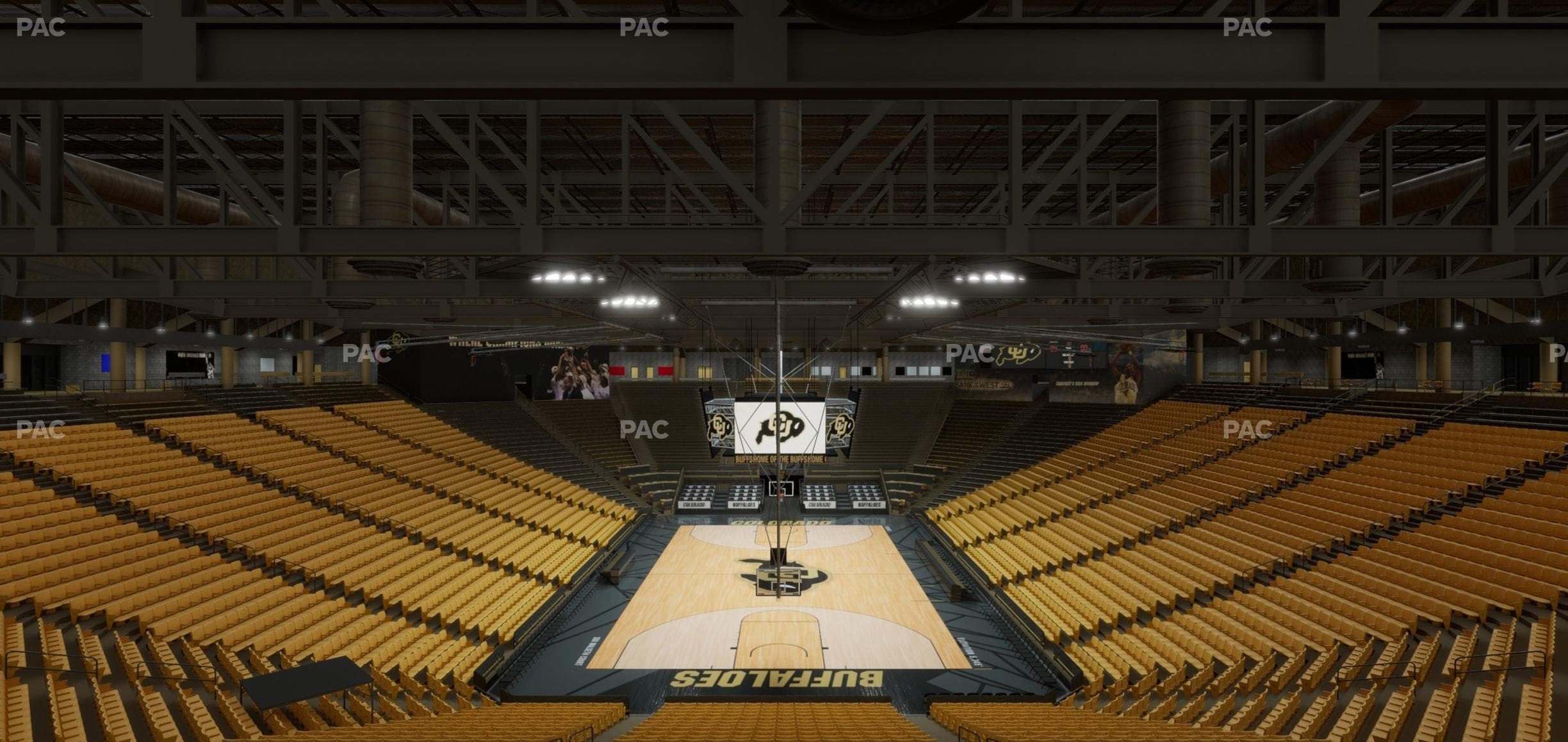 CU Events Center - Section Bleachers 15 Wc Seat View