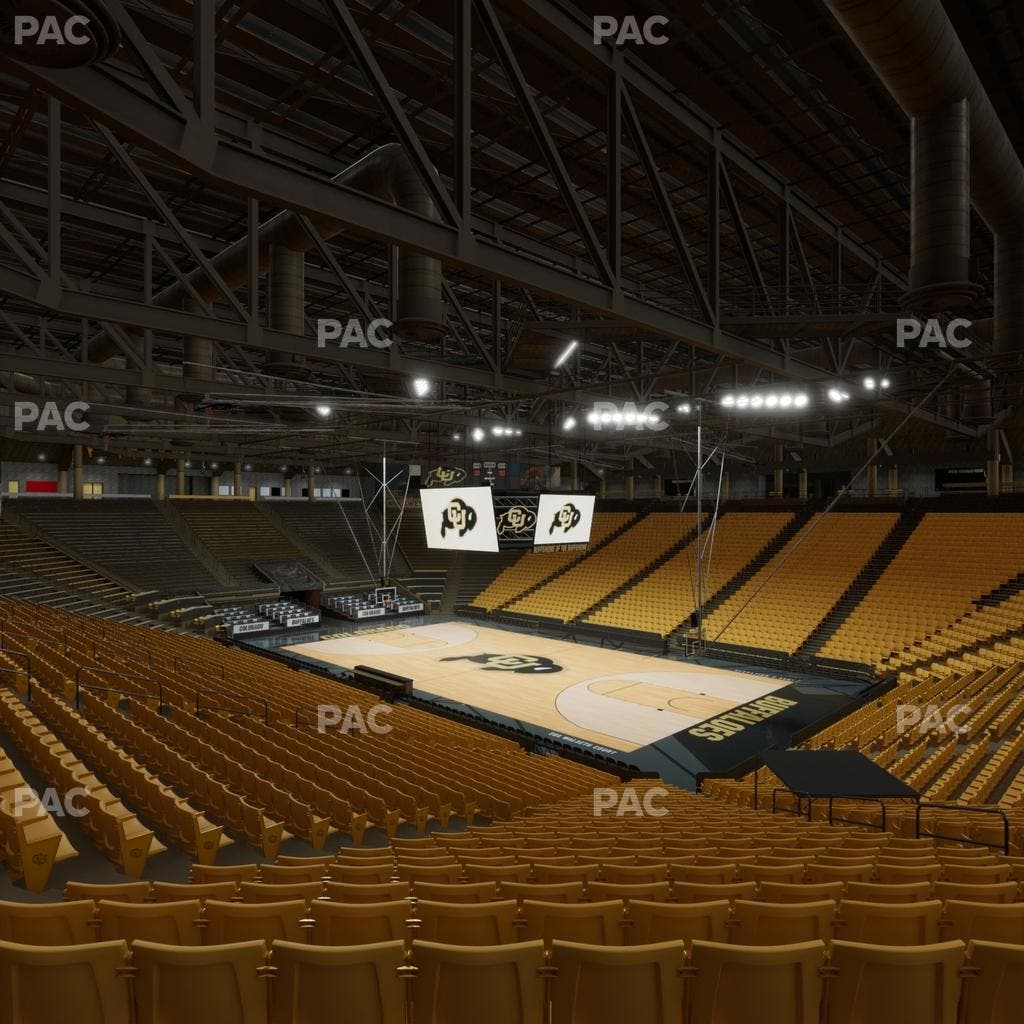 CU Events Center - Section Bleachers 18 Seat View