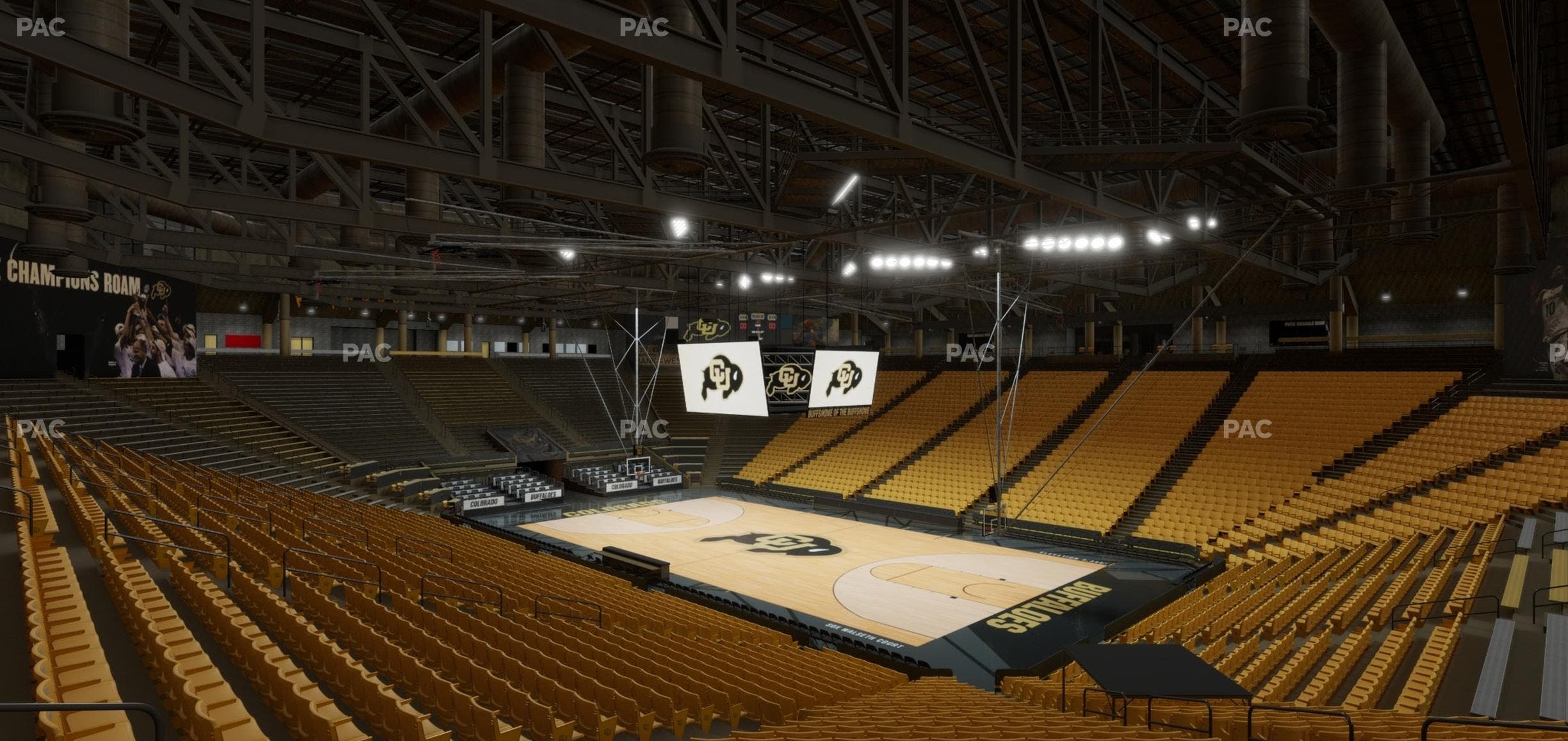 CU Events Center - Section Bleachers 18 Seat View