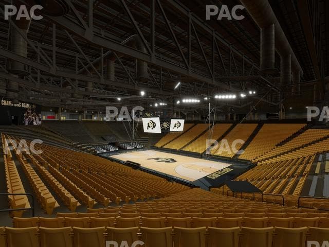 CU Events Center - Section Bleachers 18 Seat View