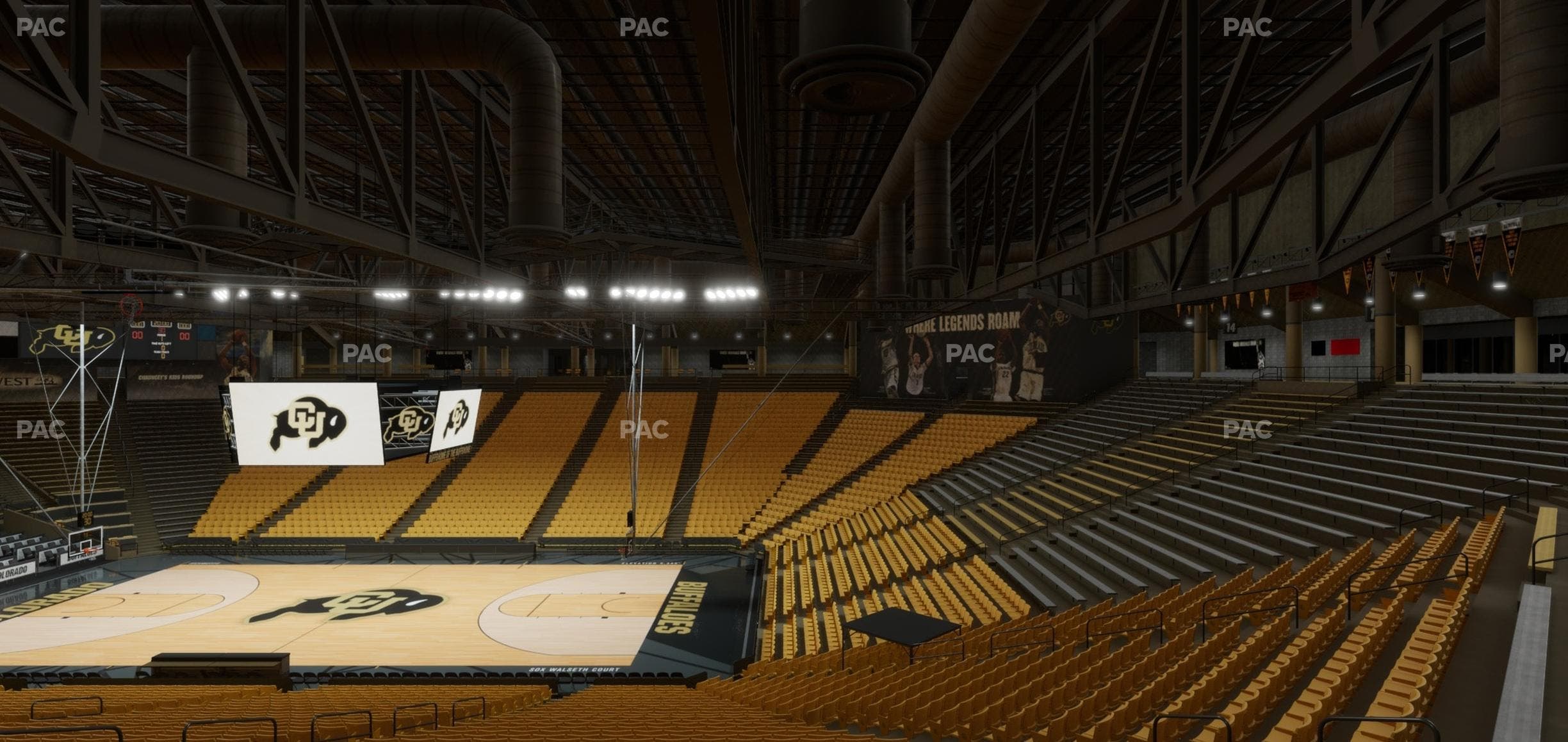 CU Events Center - Section Bleachers 19 Seat View