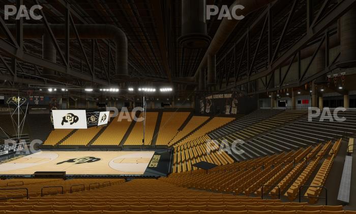 CU Events Center - Section Bleachers 19 Seat View