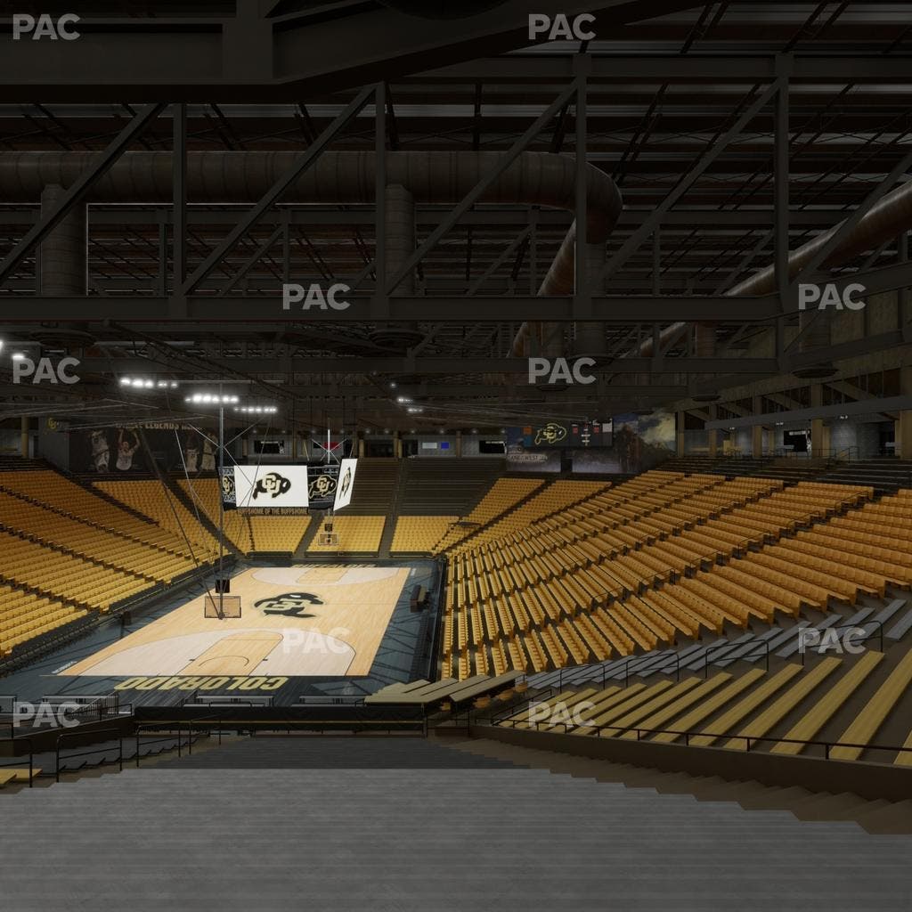 CU Events Center - Section Bleachers 2 Seat View
