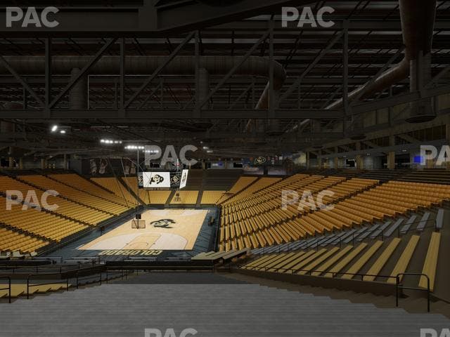 CU Events Center - Section Bleachers 2 Seat View