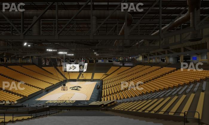 CU Events Center - Section Bleachers 2 Seat View