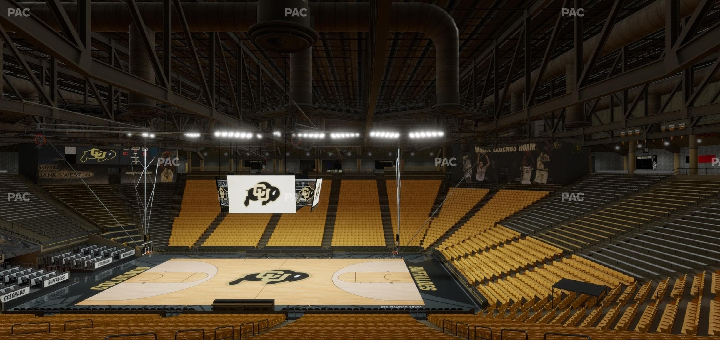 CU Events Center - Section Bleachers 20 Seat View