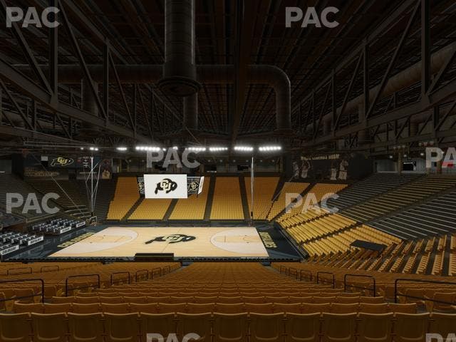 CU Events Center - Section Bleachers 20 Seat View