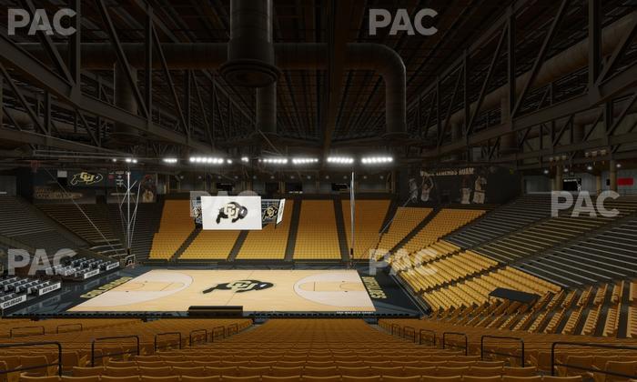 CU Events Center - Section Bleachers 20 Seat View