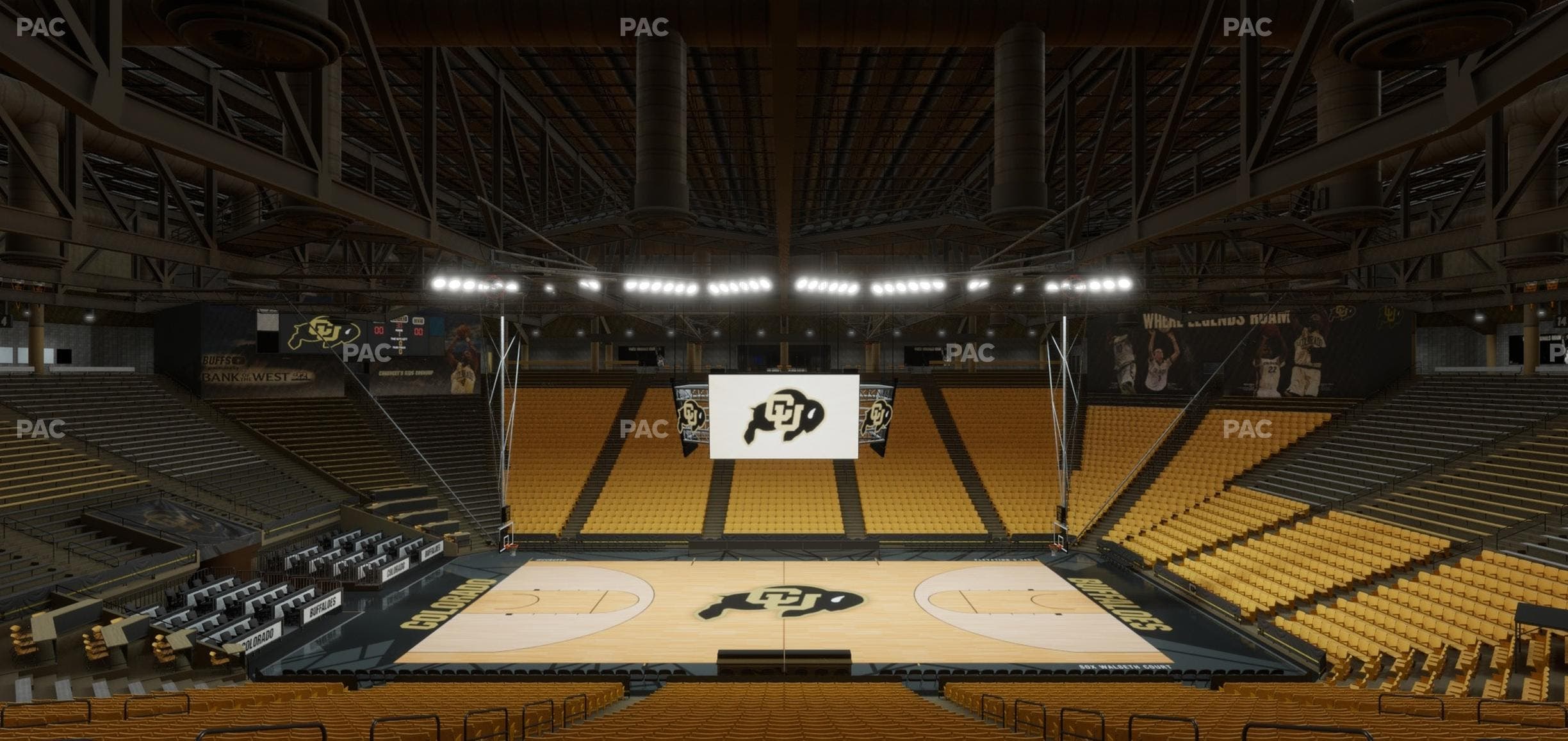 CU Events Center - Section Bleachers 21 Seat View