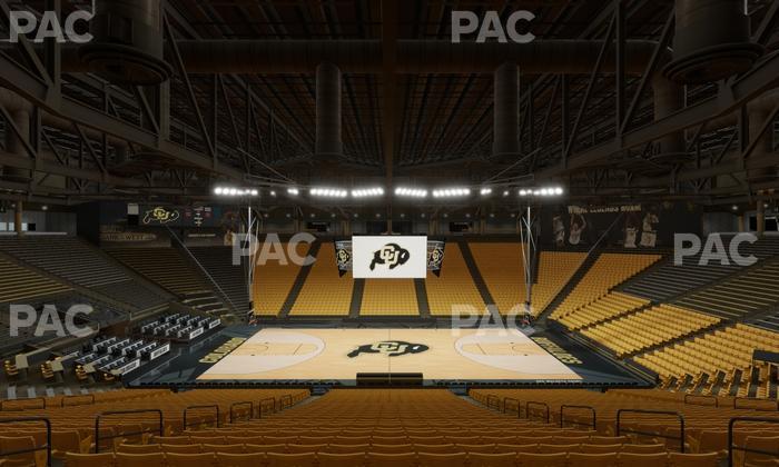 CU Events Center - Section Bleachers 21 Seat View