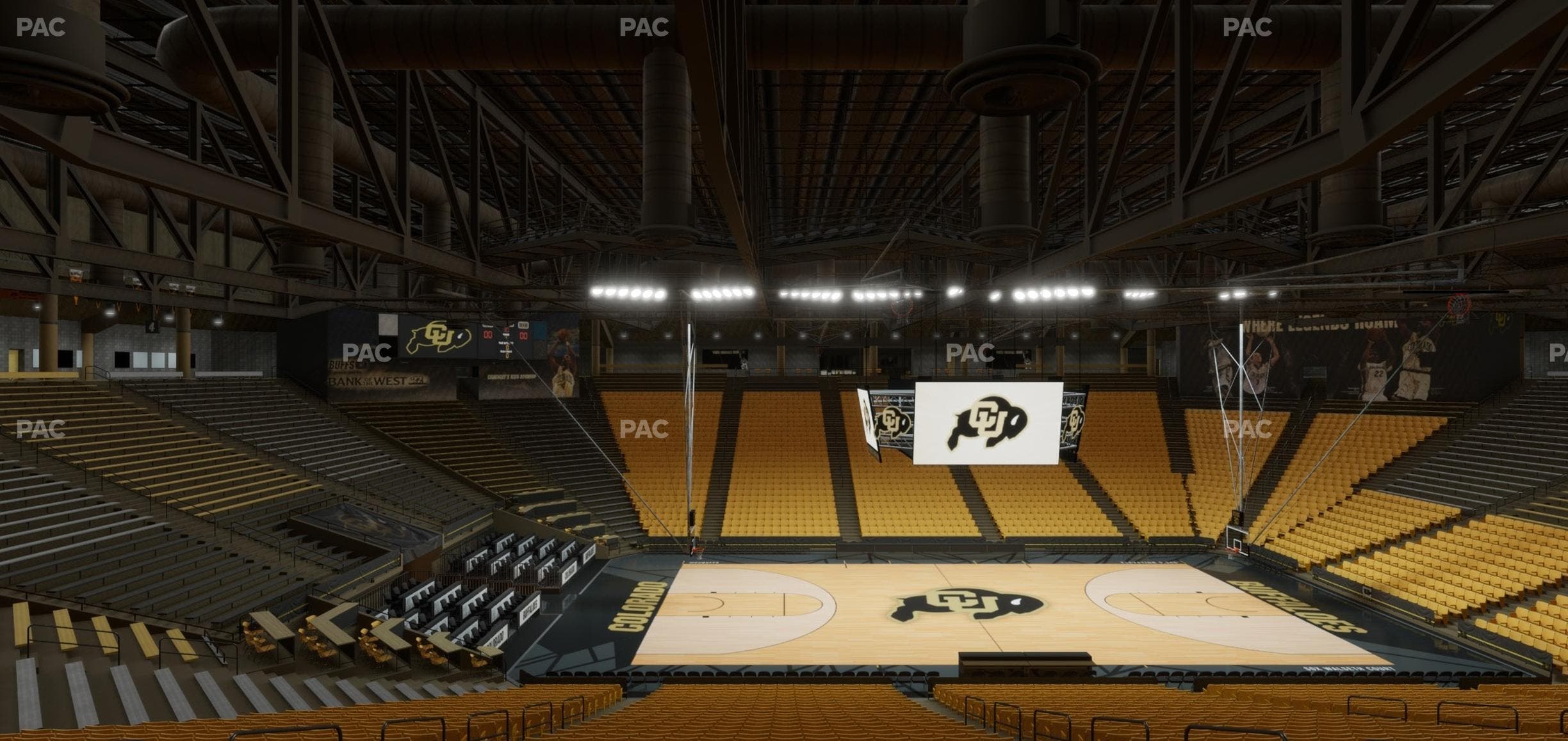 CU Events Center - Section Bleachers 22 Seat View