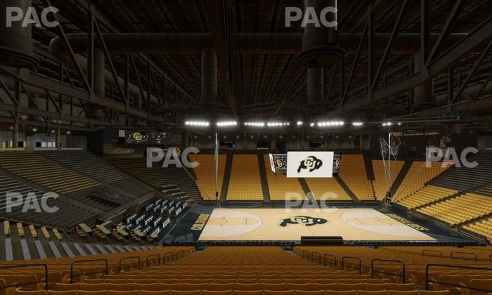 CU Events Center - Section Bleachers 22 Seat View