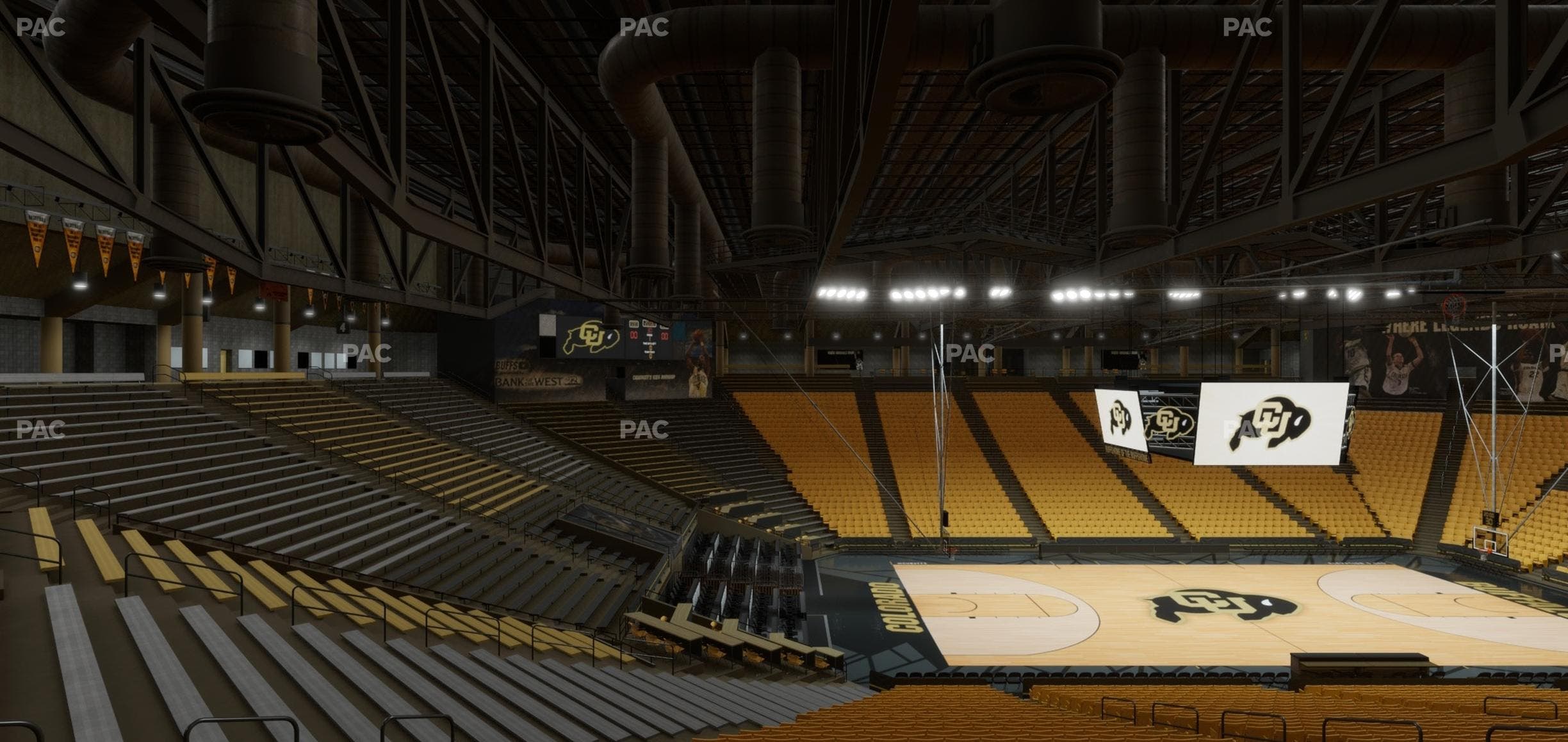CU Events Center - Section Bleachers 23 Seat View