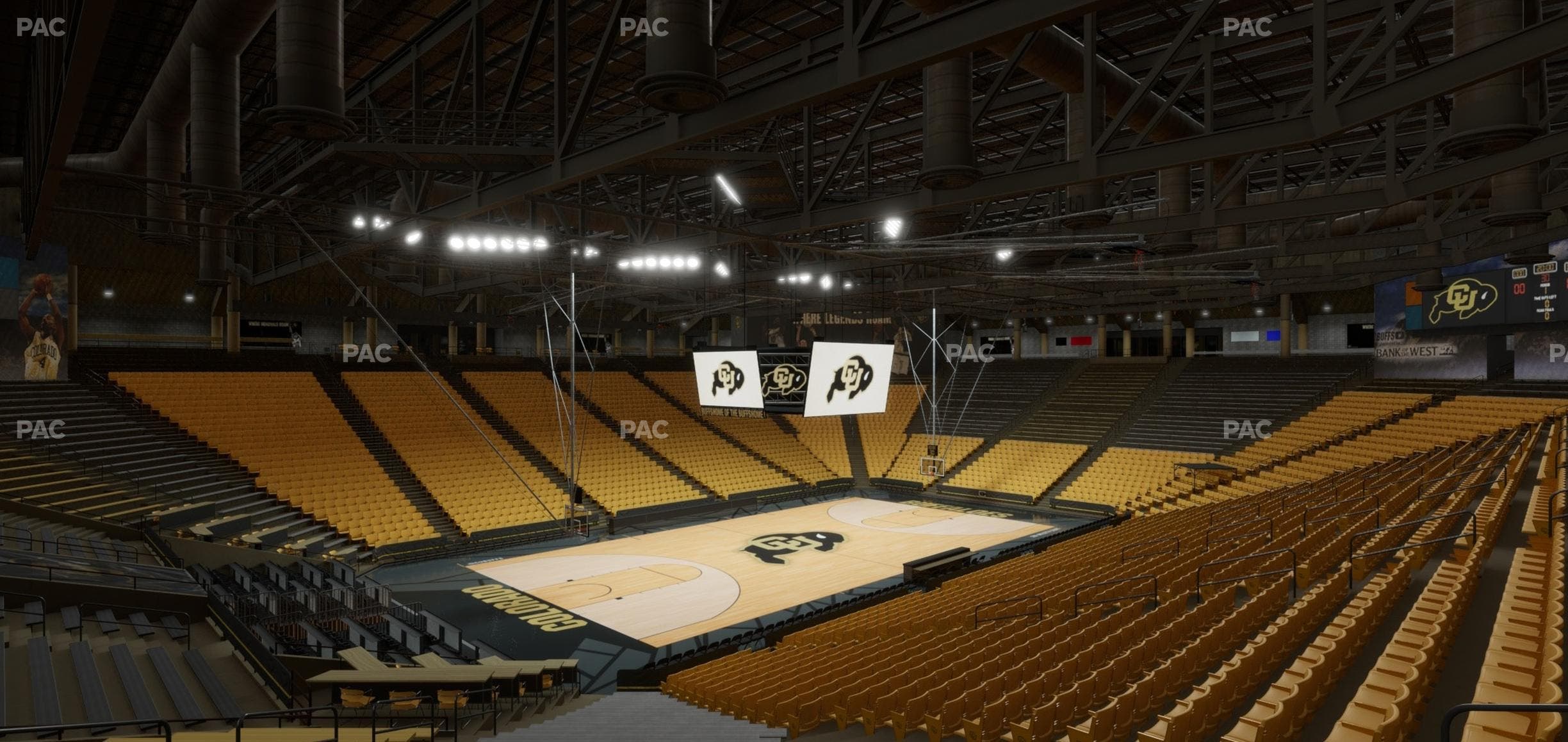 CU Events Center - Section Bleachers 24 Seat View