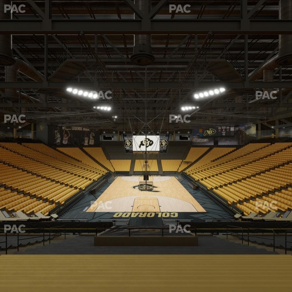 CU Events Center - Section Bleachers 3 Seat View