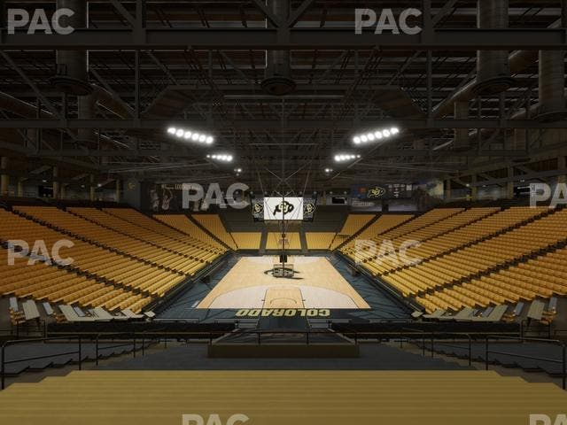CU Events Center - Section Bleachers 3 Seat View