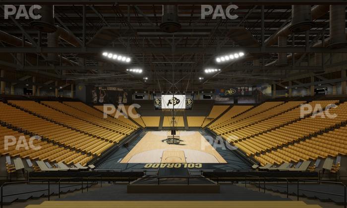 CU Events Center - Section Bleachers 3 Seat View