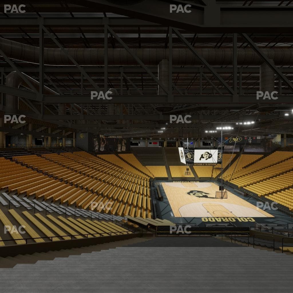 CU Events Center - Section Bleachers 4 Seat View