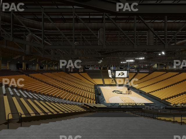 CU Events Center - Section Bleachers 4 Seat View