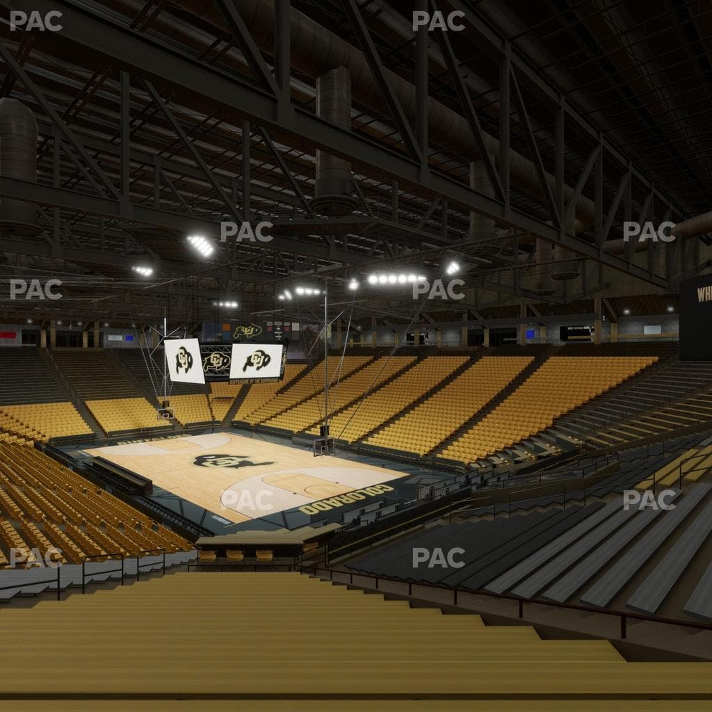 CU Events Center - Section Bleachers 5 Seat View