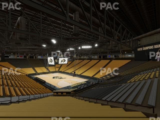 CU Events Center - Section Bleachers 5 Seat View