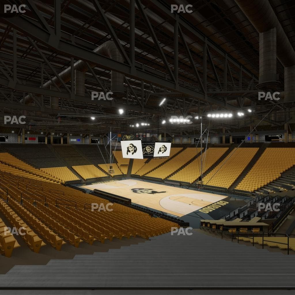 CU Events Center - Section Bleachers 6 Seat View