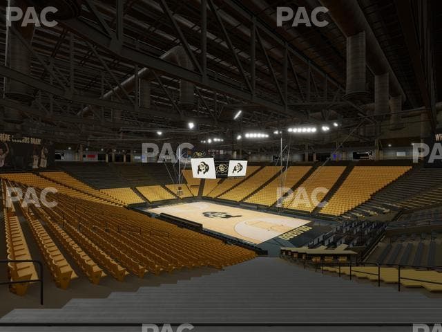CU Events Center - Section Bleachers 6 Seat View