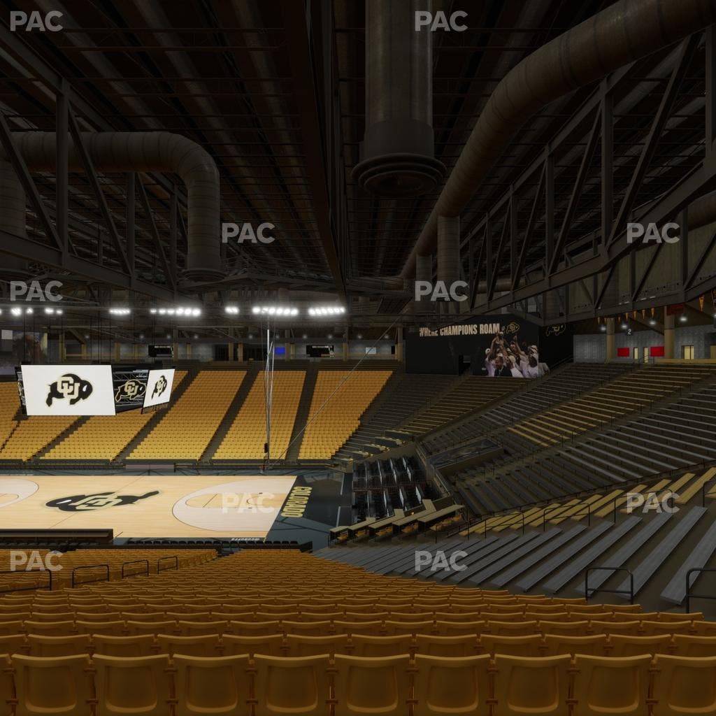CU Events Center - Section Bleachers 7 Seat View