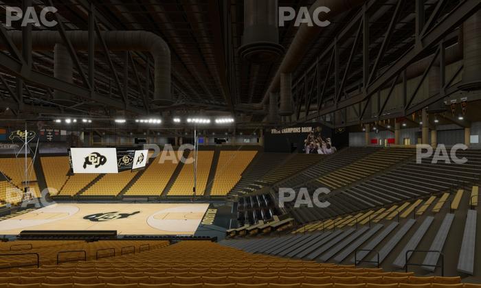CU Events Center - Section Bleachers 7 Seat View
