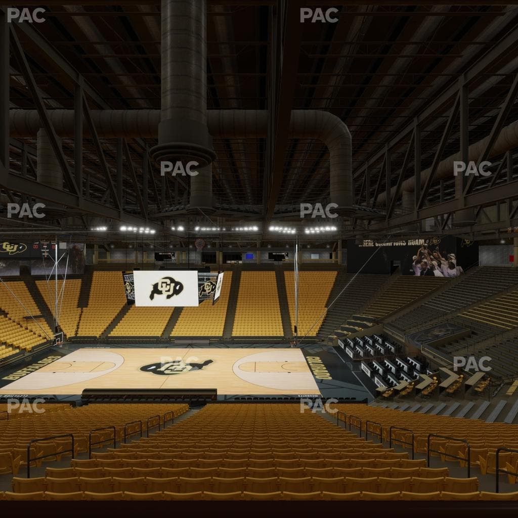 CU Events Center - Section Bleachers 8 Wc Seat View