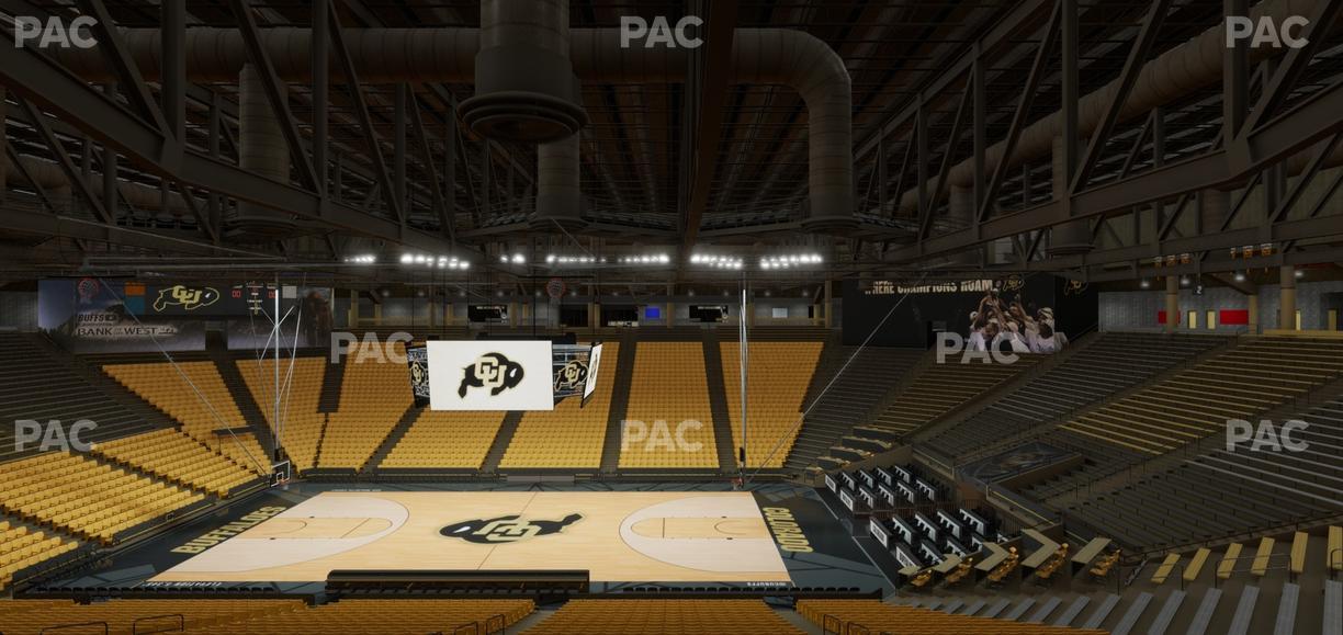 CU Events Center - Section Bleachers 8 Wc Seat View
