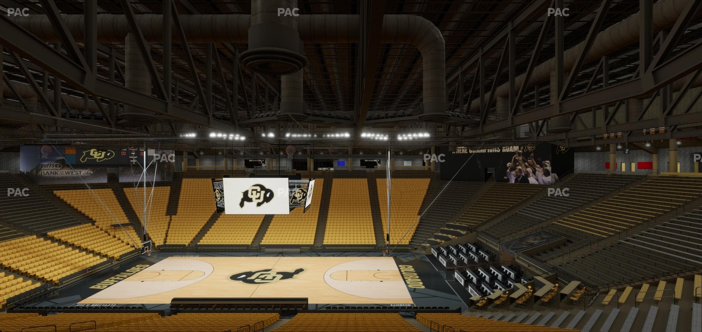 CU Events Center - Section Bleachers 8 Wc Seat View