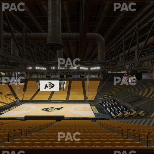 CU Events Center - Section Bleachers 8 Wc Seat View