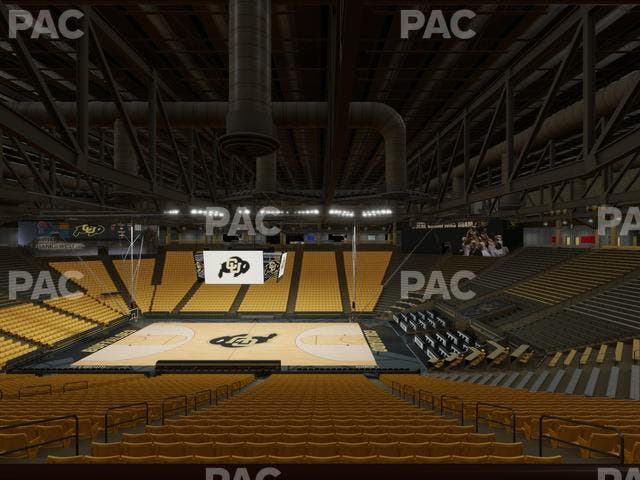 CU Events Center - Section Bleachers 8 Wc Seat View