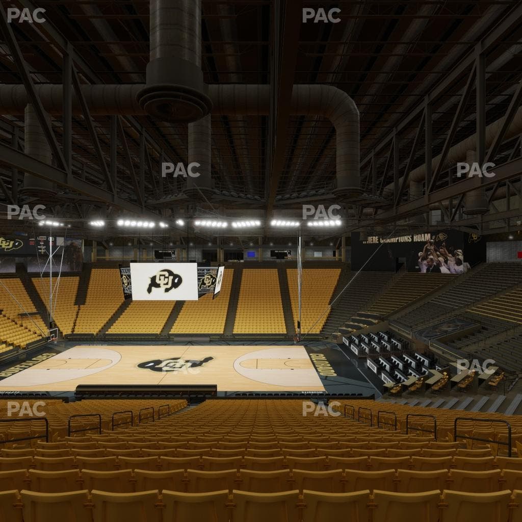 CU Events Center - Section Bleachers 8 Seat View