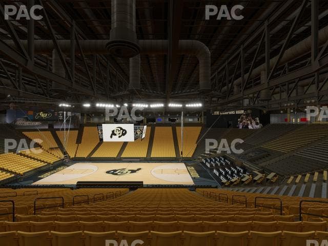 CU Events Center - Section Bleachers 8 Seat View
