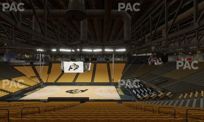 CU Events Center - Section Bleachers 8 Seat View