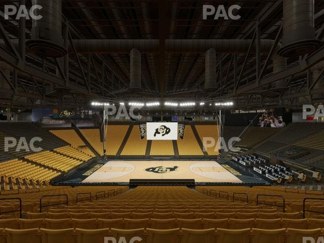 CU Events Center - Section Bleachers 9 Seat View