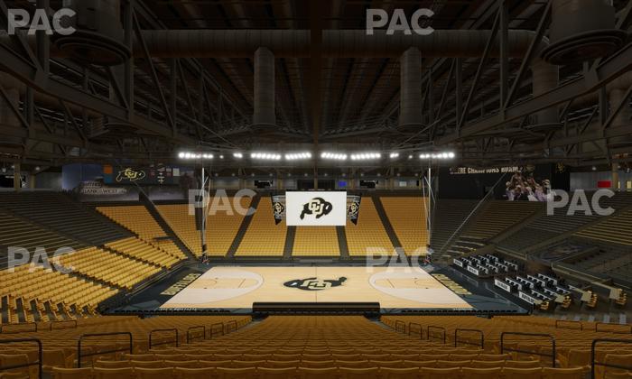 CU Events Center - Section Bleachers 9 Seat View