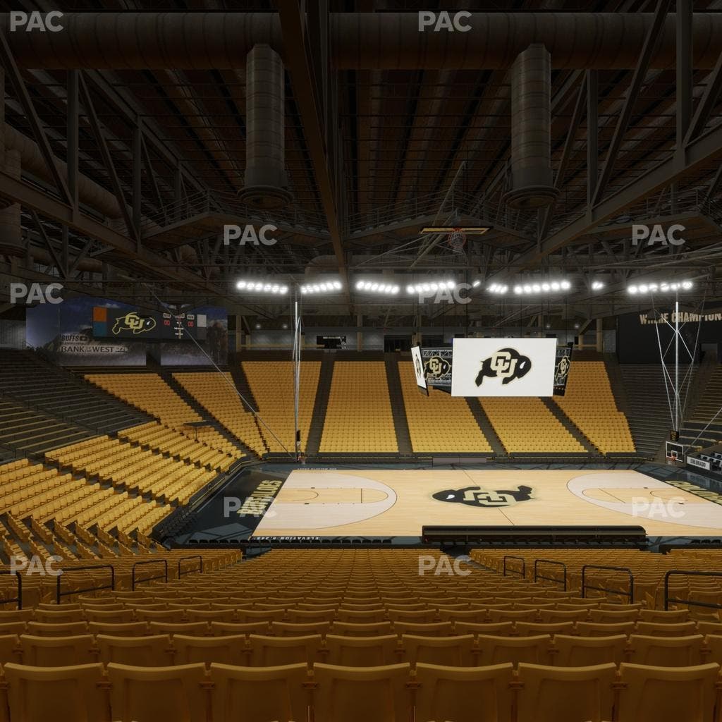 CU Events Center - Section Chairback 10 Seat View