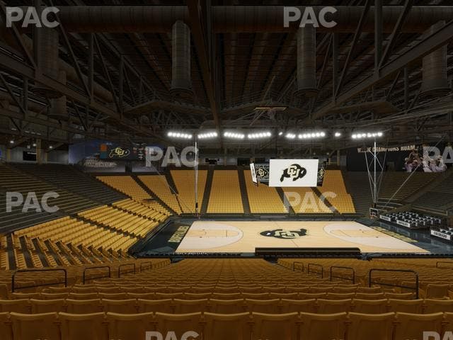 CU Events Center - Section Chairback 10 Seat View