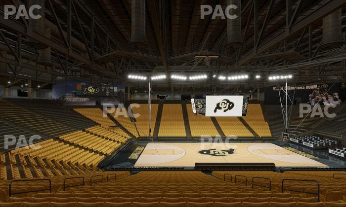 CU Events Center - Section Chairback 10 Seat View