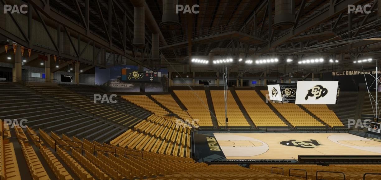 CU Events Center - Section Chairback 11 Seat View