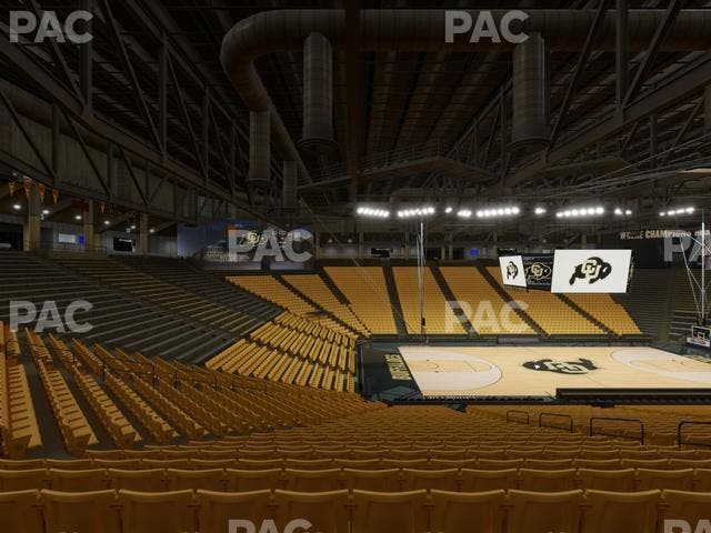 CU Events Center - Section Chairback 11 Seat View
