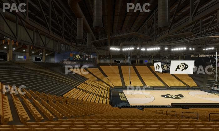CU Events Center - Section Chairback 11 Seat View