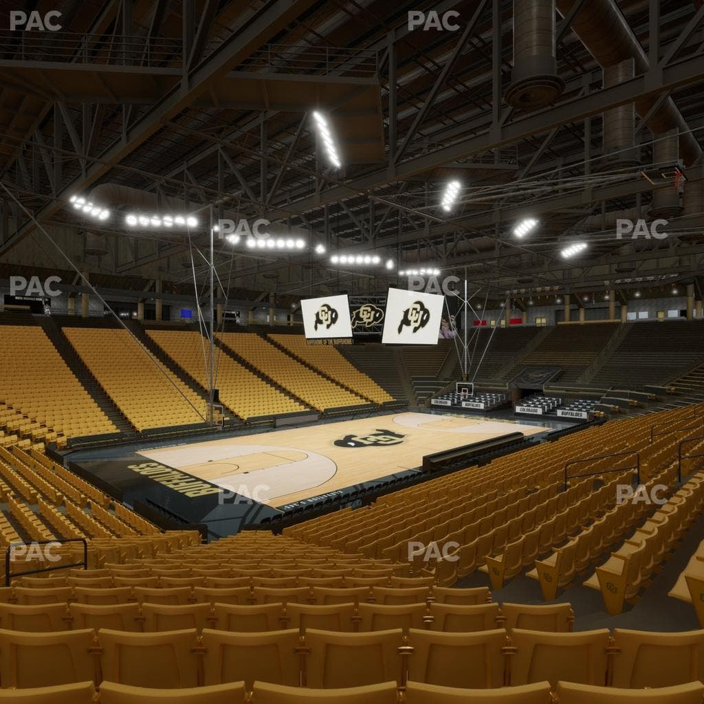 CU Events Center - Section Chairback 12 Seat View