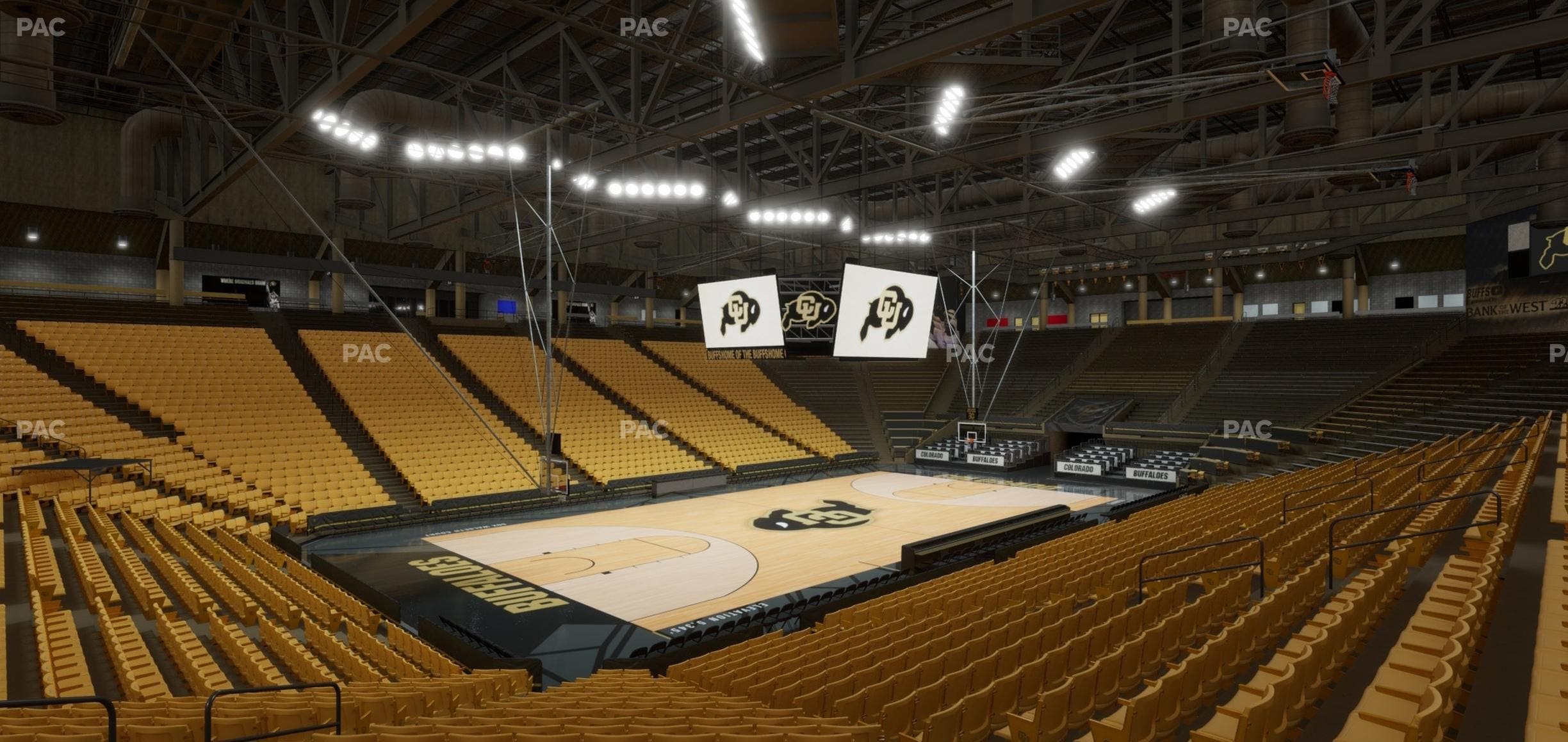 CU Events Center - Section Chairback 12 Seat View