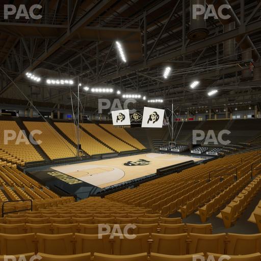 CU Events Center - Section Chairback 12 Seat View